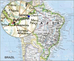 Map of Caraiba mine