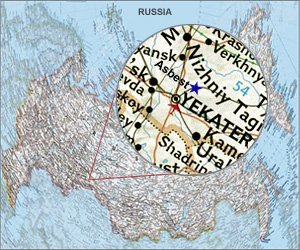 Map of Izumrudnye Kopi