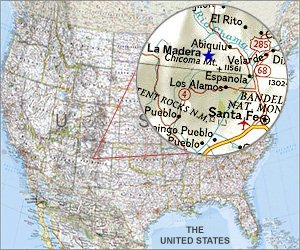 Map of La Madera