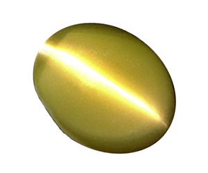 Sharp Chrysoberyl Cat's Eye Oval 2.52cts.