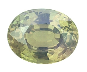 Certified Strong Change  Alexandrite Oval 3.52cts.