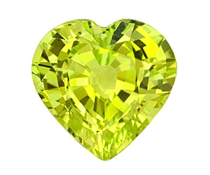 Attractive Tanzanian Chrysoberyl Heart.
