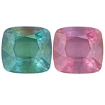 Strong Color Change Alexandrite Cushion