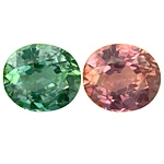 Cettified Strong Change Alexandrite Oval 2.15cts.