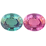 Strong Color Change Alexandrite Oval .96ct.