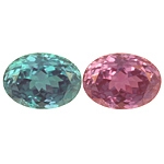 Fine Strong Color Change Alexandrite Oval